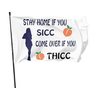 Rimani a casa se ti sicc vieni se ti spessi bandiera 3x5 piedi banner poster sfondo decorativo decorazione da parete in poliestere applicare a giardino cortile casa interno esterno