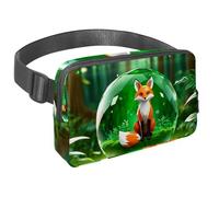 Rimani a mani libere e alla moda con il nostro marsupio da viaggio, la borsa a tracolla essenziale per corsa, passeggiate, escursionismo e ciclismo., Fox Crystal Ball, Multicolore#06,