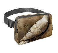 Rimani a mani libere e alla moda con il nostro marsupio da viaggio per uomini e donne, una borsa a tracolla per corsa, passeggiate, escursionismo e ciclismo, motivo piccione vintage, Multicolore#05,