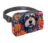 Rimani a mani libere e alla moda con il nostro marsupio da viaggio per uomini e donne, una borsa a tracolla per corsa, passeggiate, escursionismo e ciclismo, disegno a colori con cervi,