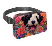 Rimani a mani libere e alla moda con il nostro marsupio da viaggio per uomini e donne, una borsa a tracolla per corsa, passeggiate, escursionismo e ciclismo, disegno a colori con cervi,