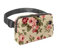 Rimani attivo e mantieni i tuoi effetti personali al sicuro con la nostra borsa a tracolla per corsa, ideale per stili di vita attivi, classico vintage floreale, Multicolore#04,