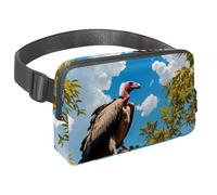 Rimani attivo e organizzato con il nostro marsupio da viaggio, borsa a tracolla per corsa, escursionismo, ciclismo, progettata per uomini e donne, simpatico avvoltoio, Multicolore#04,