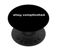 Rimani complicato semplice ma complesso PopSockets PopGrip Adesivo