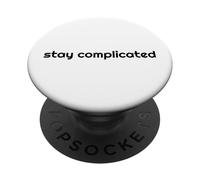 Rimani complicato semplice ma complesso PopSockets PopGrip Adesivo