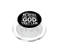 Rimani in Silenzio e Conosci Dio Salmo 46:10 PopSockets PopGrip per MagSafe