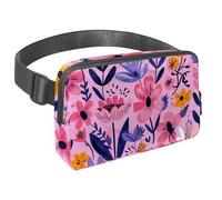 Rimani organizzato ed elegante nelle tue avventure con il nostro marsupio con cinturino regolabile, il marsupio da viaggio ideale per passeggiate, escursioni e ciclismo., motivo paesaggio da viaggio,