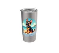 Rimani Pawsitive Cucciolo di Pastore Tedesco Bicchiere termico in acciaio inox doppia parete