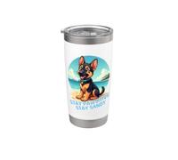 Rimani Pawsitive Cucciolo di Pastore Tedesco Bicchiere termico in acciaio inox doppia parete