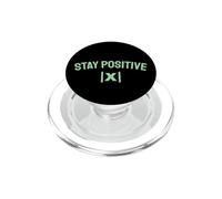 Rimani positivo Valore assoluto Matematica Insegnante di gioco di parole PopSockets PopGrip per MagSafe
