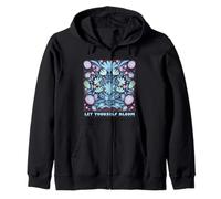 Rimani selvaggio, Flower Child - Lasciati fiorire graphic Felpa con Cappuccio