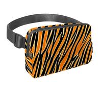 Rimani sempre in movimento con il nostro marsupio da viaggio, la borsa a tracolla perfetta per corsa, passeggiate, escursionismo e ciclismo, strisce zebrate rosa, Multicolore#06,