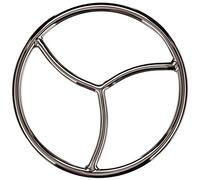 Rimba Bondage Play Triple Shibari Squillo Silver Ø 23,5 x 1,4 cm