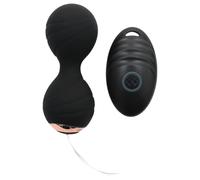 Uovo Vibrante Cannes della Rimba - Ricaricabile e con Telecomando Wireless (Nero)