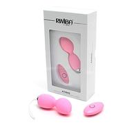 Rimba Cannes palline vibranti Rosa/Argento Ø 3,5 x 10,2 cm