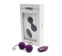 Rimba Cannes palline vibranti Viola/Argento Ø 3,5 x 8,5 cm