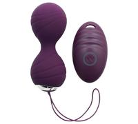 Uovo Vibrante Ricaricabile Rimba Cannes con Telecomando Wireless (Viola)