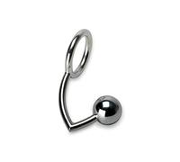 Rimba Cockring con blocco anale Argento