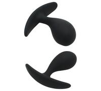 Kit di dildo anali Rimba Copenhagen - neri (2 pezzi) per principianti