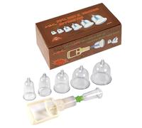 Rimba Cupping - set di coppette a pompa (6 pezzi)
