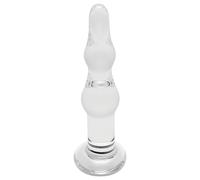 Dildo Anale in Vetro Ondulato Rimba Dolly (Trasparente)
