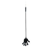 Frange in silicone con mano - 40cm (nero)