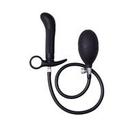 Rimba Latex Play Butt plug gonfiabile con pompa Nero