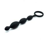 Rimba Latex Play Palline anali Nero 19,5 cm - Ø 2,1