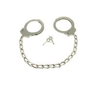 Catene di Caviglie in Acciaio con Lucchetto Lungo (Argento) - Un Paio