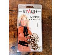 Rimba Nipple Clamps Morsetti per Capezzoli Regolabili argento e nero