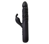 Rimba Toys Sensual Nights SN06 Realistic Rabbit Vibrator Black