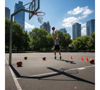Rimbalzatore da Canestro Heavy Duty Ritorno Pallone da Basket per Allenatori