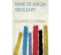 Rime Di Argia Sbolenfi