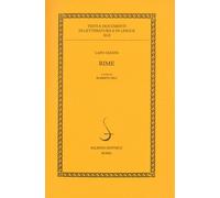 Rime. Ediz. critica - Gianni Lapo