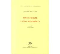 Rime Et Prose. Latina Monimenta - [Edizioni di Storia e Letteratura]