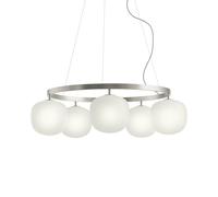 Rime Lampadario Alluminio Grigio