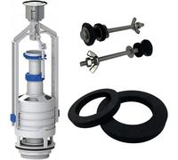Rimex Valvola Di Scarico per Cassetta WC 107 Mm, Con Funzione Di Arresto, Kit Di