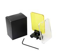 RimFly Airsoft Lens Protector Pack 2 Rectangular Lenses + Allen Wrench Foldable Bulletproof Rifle Cover Holographic & Telescopic Sight Cover Adjustable Shield