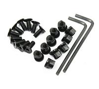 RimFly Viti MLOK Set 10 unità + 10 Dadi + Chiave a brugola Kit KeyMod e T-UTS bulloni per Airsoft e Accessori per Fucile Accessori Rail Picatinny e Weaver Armi Tattiche Caccia al mirino