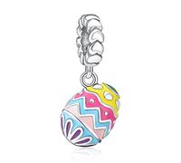 Rimgoris Charm en argent 925 pour femmes bracelets collier Arbre de Noël vert Lapin de Pâques & oeuf Amitié Ma belle femme Journée des enseignants Cadeau de vacances Pomme Noël Bonhomme de neige