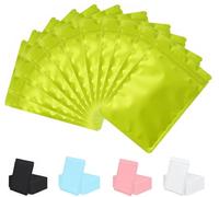Rimiko 100 Pezzi Sacchetti di Alluminio Opaco, Piccola Sacchetti del Campione Richiudibili con Zip, Borsa in Mylar a Chiusura Ermetica per Alimenti e l'Imballaggio (Verde,8x13cm)