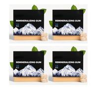 Rimineralizzazione della gomma, nano-idrossiapatite Supporto forumum , vitamine dei denti , sottobosco che rimineralizzano la gomma da masticare, il respiro fresco e la protezione dello smalto,4Pcs