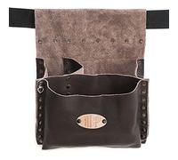 Rimini - Borsa in Vera Pelle, Colore Testa di Moro, Rivetti Bruniti, Cintura Inclusa