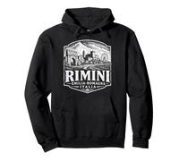 Rimini Emilia-Romagna Stampa xilografia Italia Felpa con Cappuccio