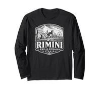 Rimini Emilia-Romagna Stampa xilografia Italia Maglia a Manica