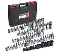RIMKOLO Set di 92 chiavi a bussola a brugola e Torx da 1/4", 3/8" e 1/2", a prova di manomissione, set di punte esagonali SAE e metriche