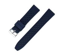 Rimmean 1 cinturino da 22 mm e 20 for Galaxy Watch3 46, Gear S3 Frontier, Amazfit Bip Active2, in FKM for Watch GT(Blue,20mm)