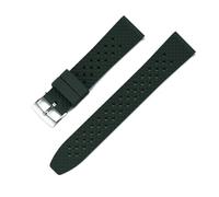 Rimmean 1 cinturino da 22 mm e 20 for Galaxy Watch3 46, Gear S3 Frontier, Amazfit Bip Active2, in FKM for Watch GT(Green,20mm)