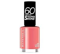 Rimmel London 60 Seconds Super Shine smalto unghie ad asciugatura rapida 8 ml tonalità 406 Coral Blush