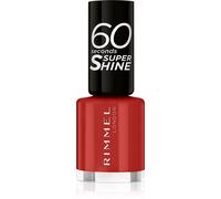 Rimmel London 60 Seconds Super Shine smalto per unghie ad asciugatura rapida 8 ml tonalità 310 Double Decker Red donna
